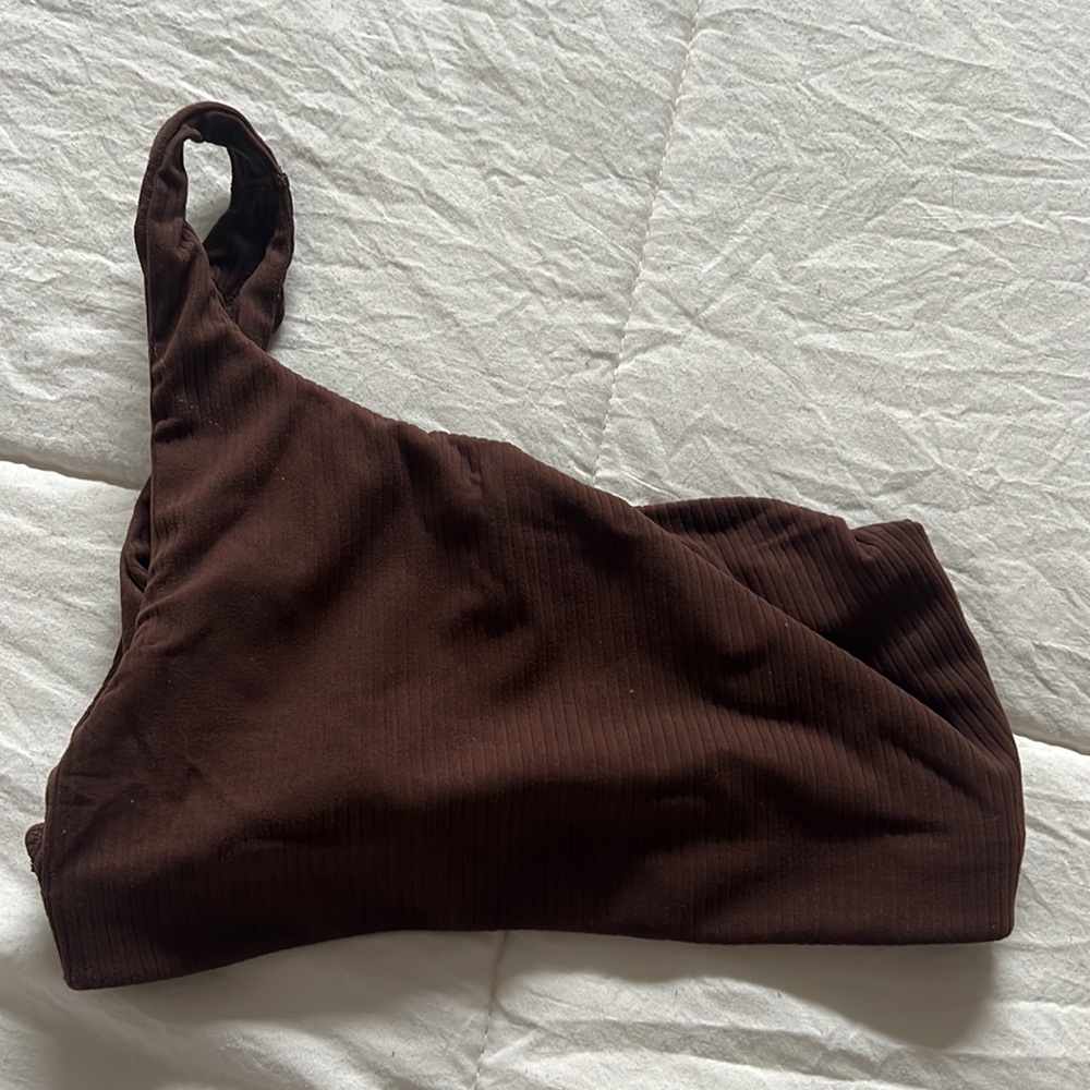 lulu ribbed sports bra